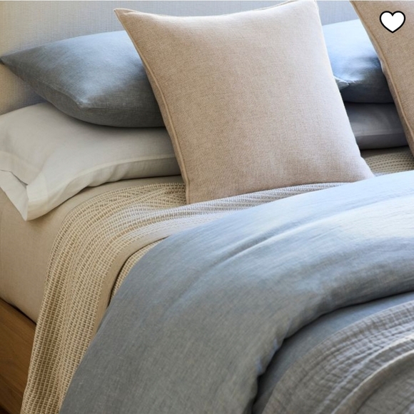 WEST ELM European Flax Linen Duvet Cover, King/California King, Retail $289.00US - Picture 1 of 16